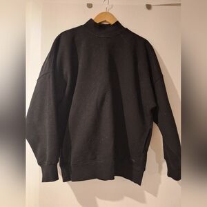 TNA Classic Black Mockneck Sweater
